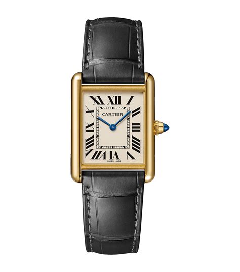 cartier watch tank gold